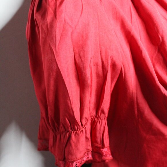 NWT red Scarlett Darkness Corset Blouse - 2XL (F21) - Picture 3 of 8